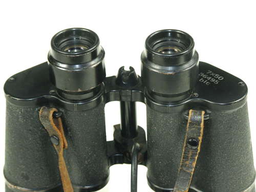 Zeiss Kriegsmarine Smooth Ocular 7x50 Binoculars with Case