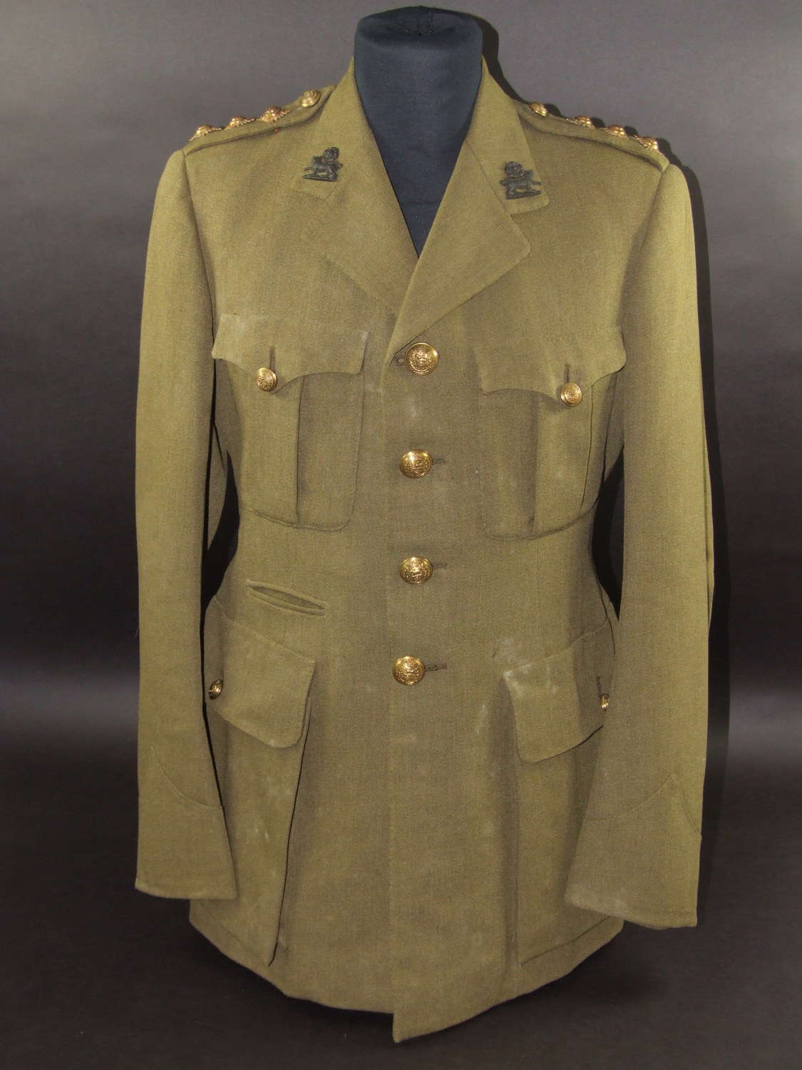 1940 Dated York & Lancaster Regiment Captain's Tunic