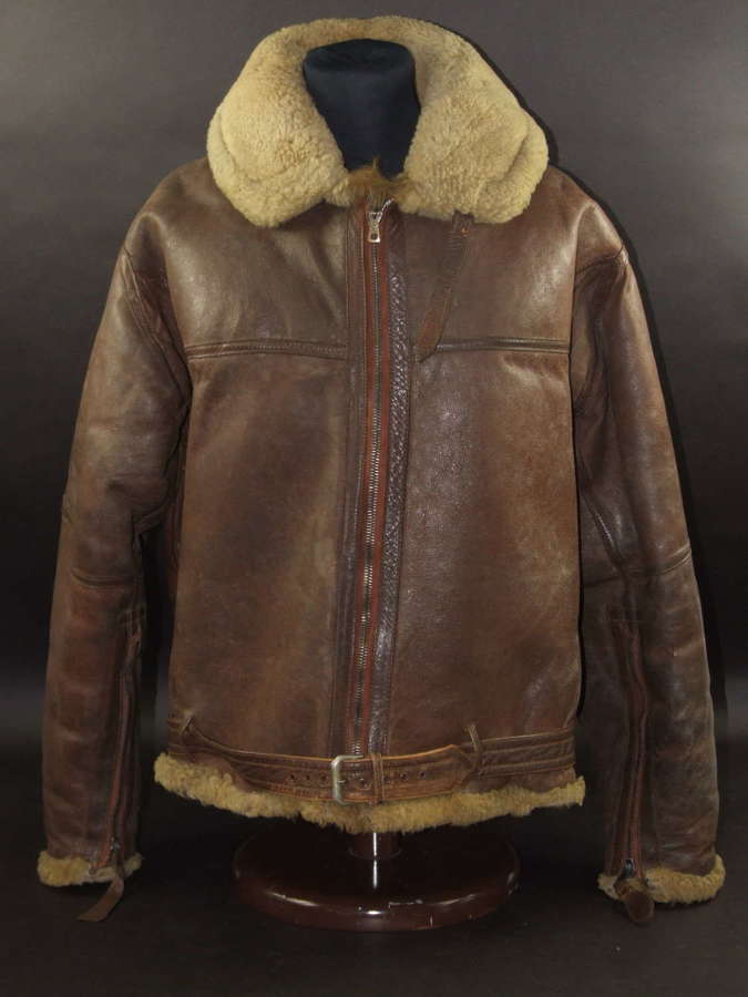 RAF Irvin Jacket. 40" Chest With Spitfire, Typhoon, Hurricane History