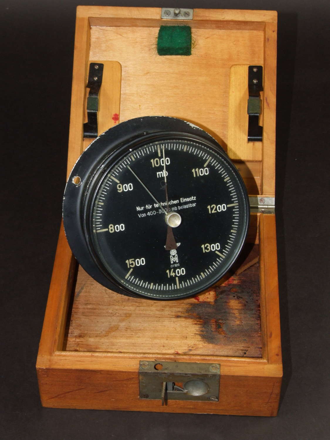 Kriegsmarine U-Boat Barometer for use with Shcnorkel