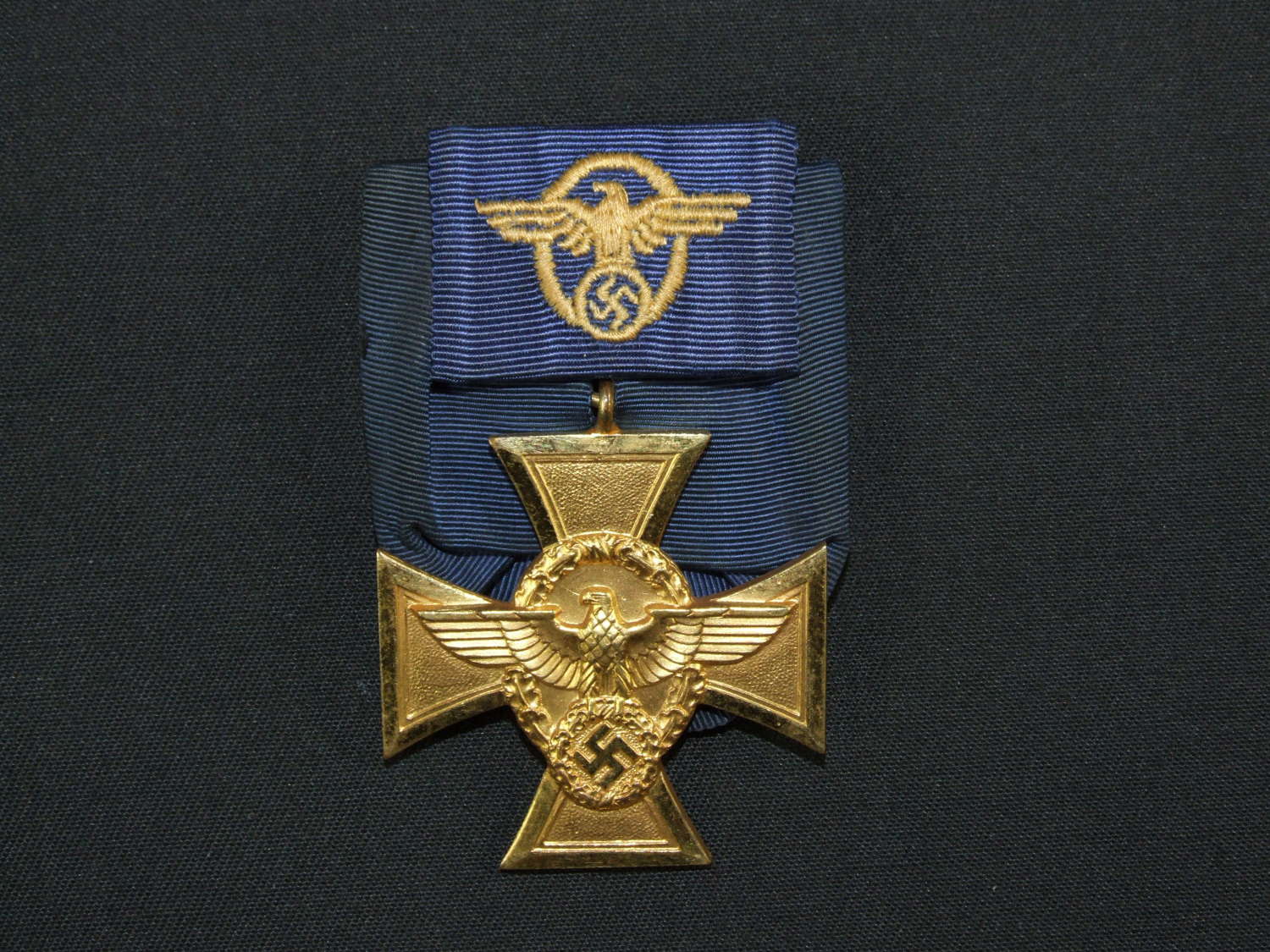 Ordnungspolizei Police Long Service Cross, Ist Class For 25 Years