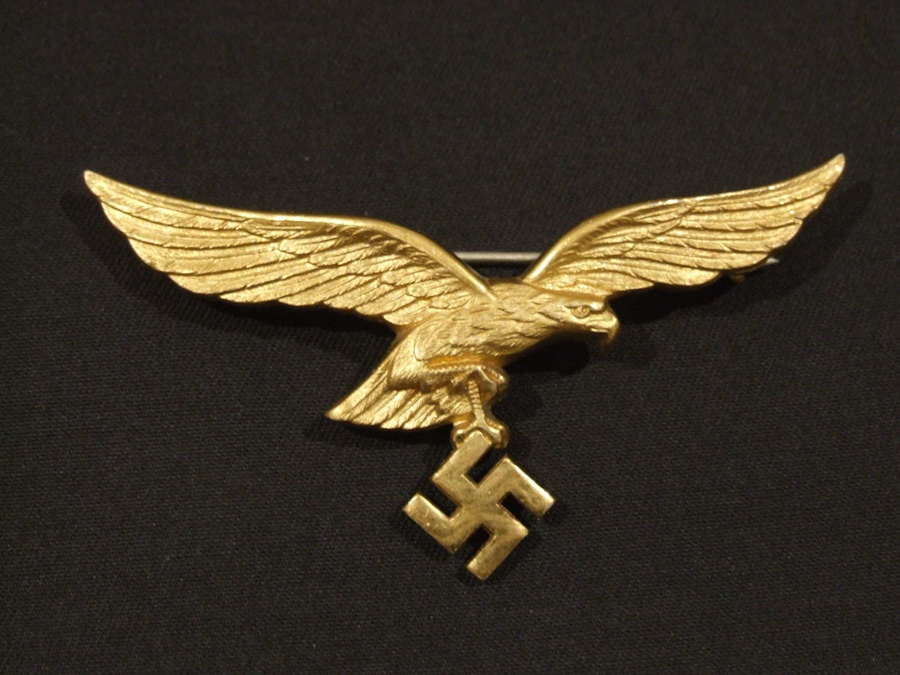 Luftwaffe General's Pin Back Eagle for the Summer Uniform