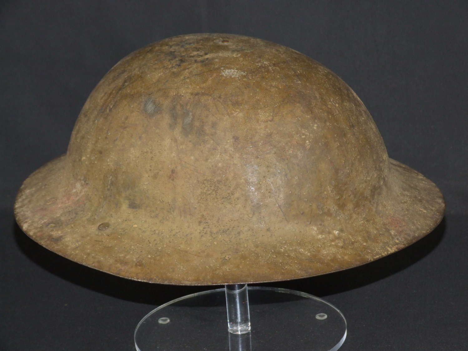 Early Rimless  British Army Brodie - Hybrid Helmet
