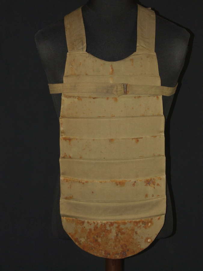 Privately Purchased British WW1 Body Armour -"The Best Body Shield"