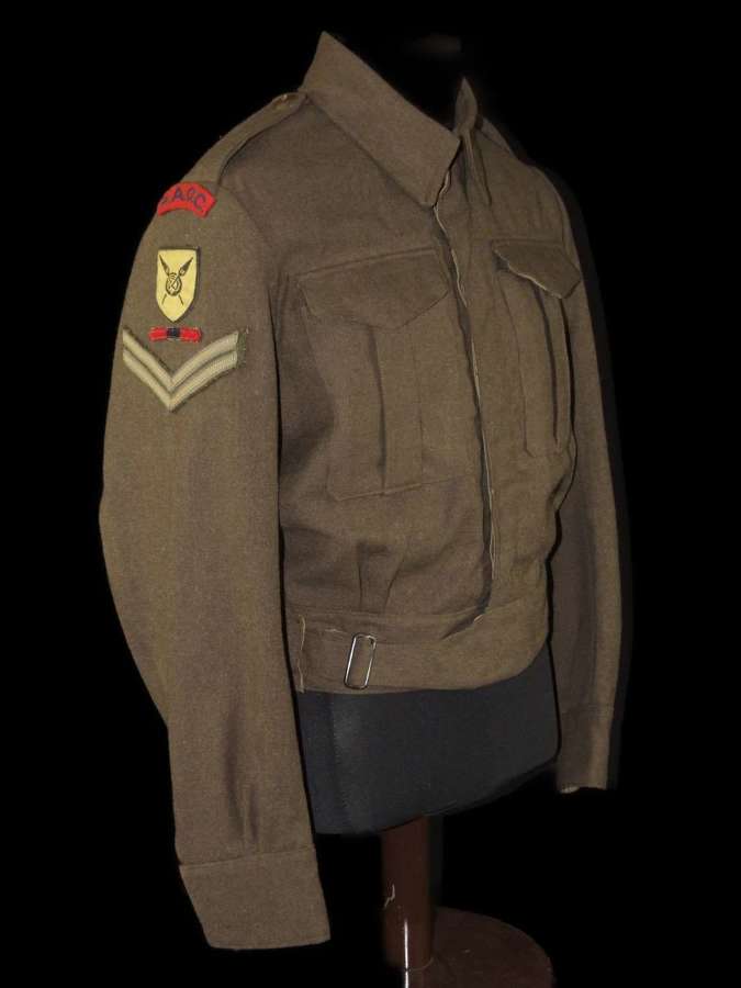 British Royal Army Ordnance Corps Battledress Jacket - 1942 Dated