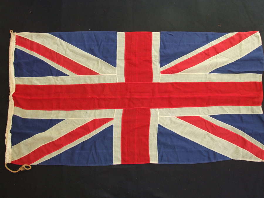 Vintage Multi Panel Linen Union (Jack) Flag 6' x 3'