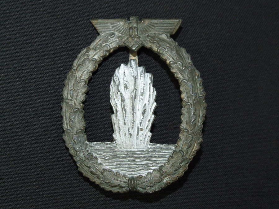 Kriegsmarine Minesweeper Badge