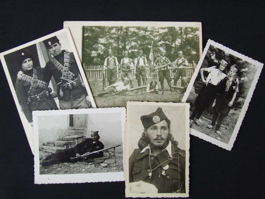 5 Original Photographs of Chenik Resistance Fighters