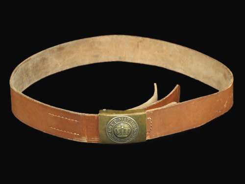 WW1 German Ersatz Belt - Souvenired