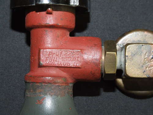 Co2 Bottle for Luftwaffe or Kriegsmarine Life vest
