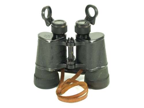 Zeiss Kriegsmarine 7x50 Binoculars with Hinged Eyecups and Case