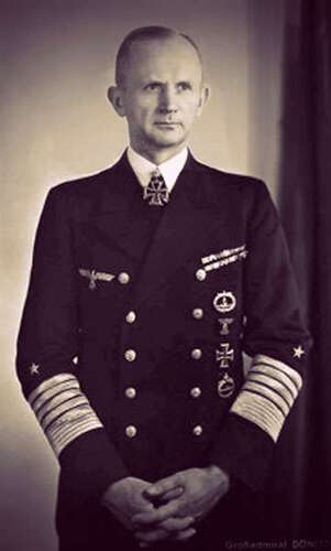 Original Grand Admiral Karl Donitz Signature on Promotion Document.
