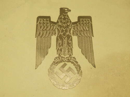 Original Grand Admiral Karl Donitz Signature on Promotion Document.