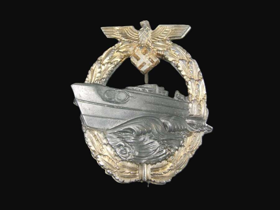 Kriegsmarine 2nd pattern S-Boat badge by Souval.