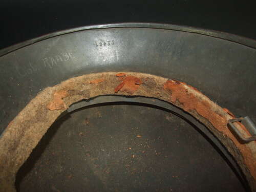 SD Heer M40 Helmet with History, KIA with Nr 2 Commando Albania + Commando Signatures