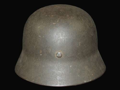 SD Heer M40 Helmet with History, KIA with Nr 2 Commando Albania + Commando Signatures