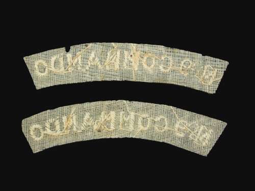 Matched Pair of No9 Commando Shoulder Titles