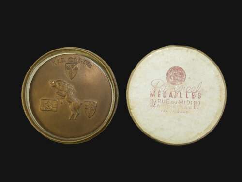 A Belgian made Second War XXX Corps Commemorative Medal and Box