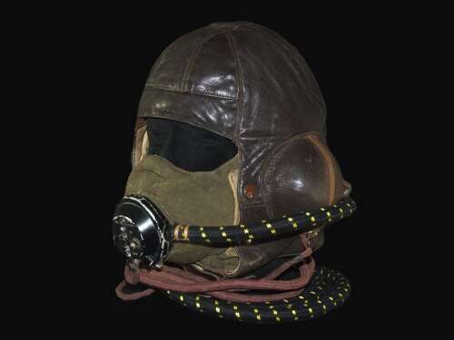 RAF B Type 1939 Size 4 with D Type Oxygen Mask