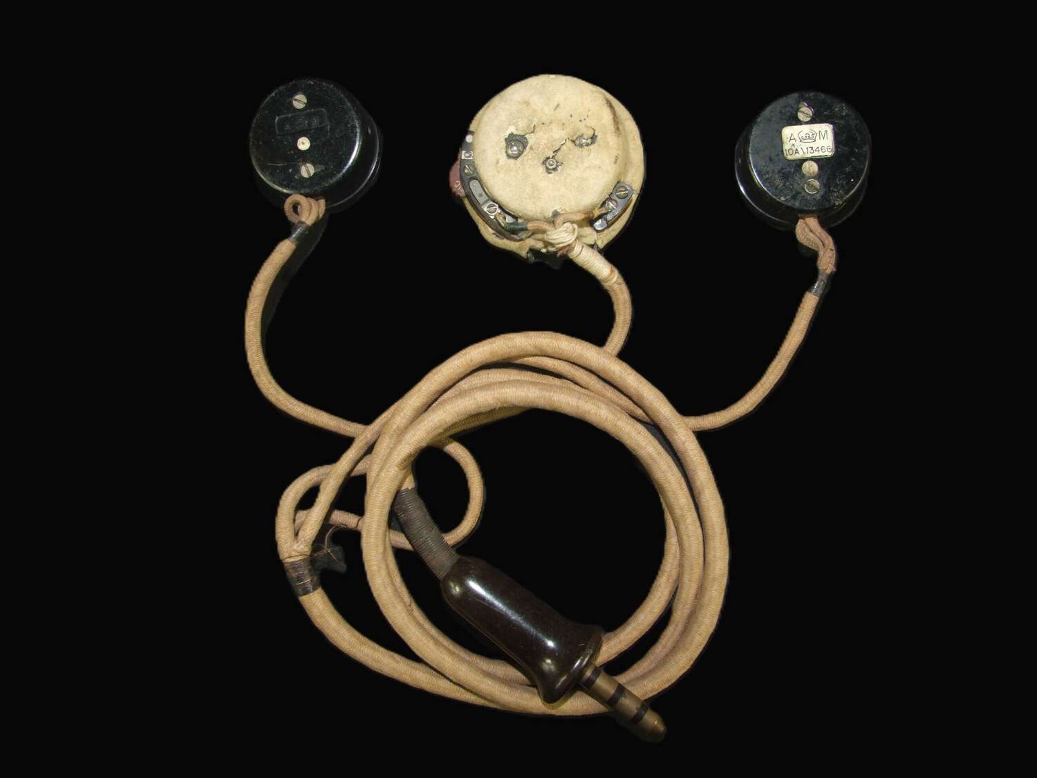 Ultra Rare RAF Type 19 Microphone for the D Type Oxygen Mask