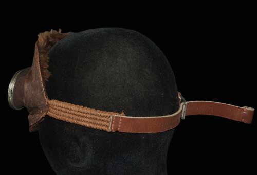 WW1 Period Flying Goggles with Later MkVa Goggles Headband.