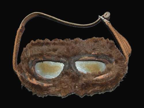 WW1 Period Flying Goggles with Later MkVa Goggles Headband.