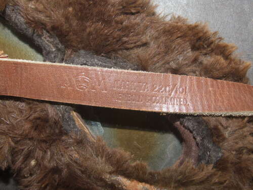 WW1 Period Flying Goggles with Later MkVa Goggles Headband.