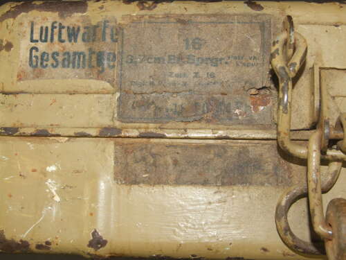 Luftwaffe 3.7 mm Flak 18 Ammunition Case