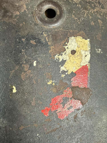 Double Decal M40 Helmet. A very rare helmet