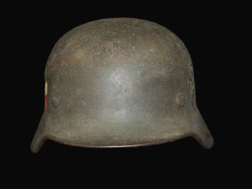 Double Decal M40 Helmet. A very rare helmet