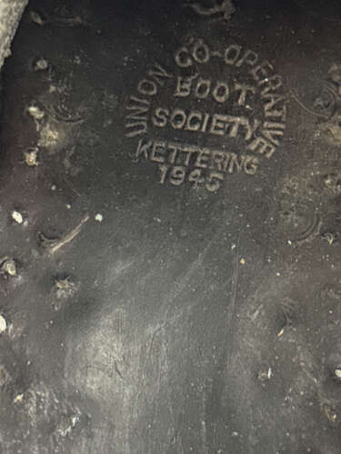 Size 8 1945 Dated British Army Marching Boots