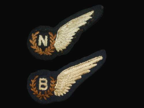 A Collection of Two Wartime RAF Aircrew Wings