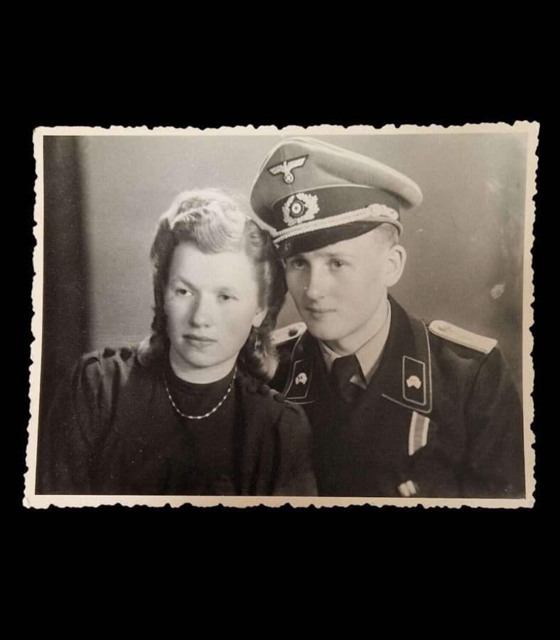 Afrikakorps Panzer Officer Photograph.
