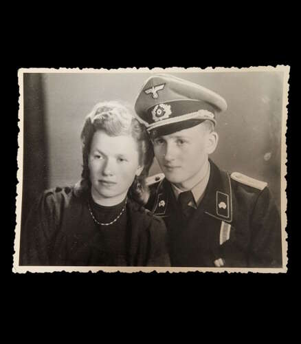 Afrikakorps Panzer Officer Photograph.