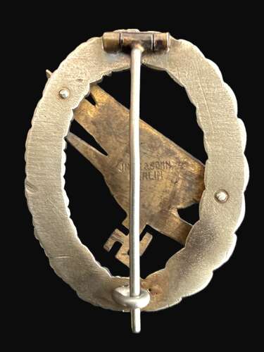 Fallschirmjäger Badge by JIME in Tombak