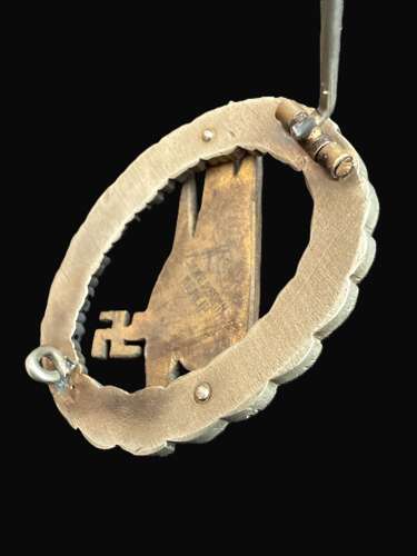 Fallschirmjäger Badge by JIME in Tombak