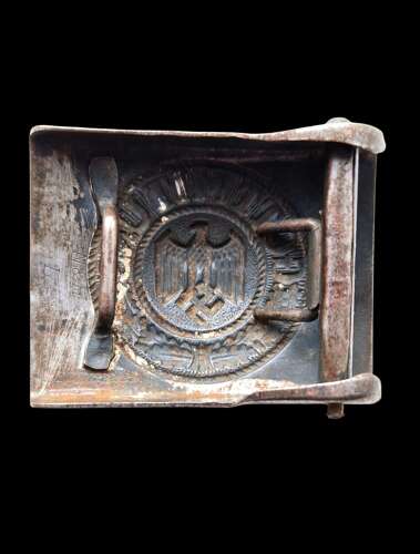 Heer Steel Belt Buckle by Noelle & Hueck.