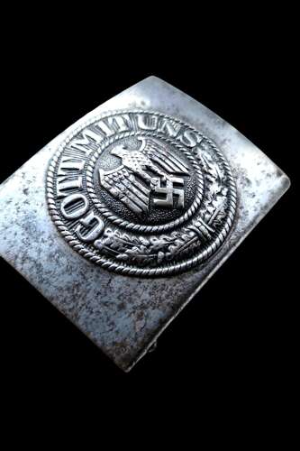 Heer Steel Belt Buckle by Noelle & Hueck.