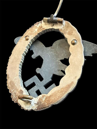 Cased Luftwaffe Observer's Badge in Tombac by Assmann
