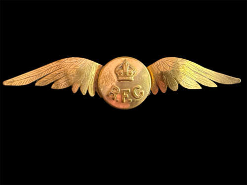 Theatre Made RFC Pilot's or Sweetheart Brooch