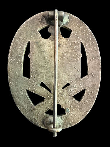 General Assault Badge by Wurster in Zinc