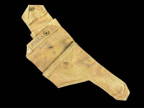 1917 Dated Webbing MeCo Holster for the .455 Webley Service Revolver