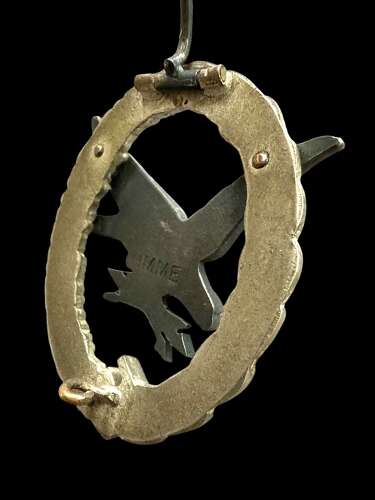 Luftwaffe ROAG Badge in Tombac IMME