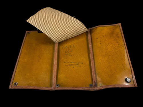 1914 Dated Map Case to the Commander of the S. Wales Mounted Brigade at Gallipoli