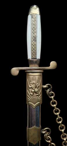 Model M-51 Bulgarian Army officers Dagger & hanging chains.
