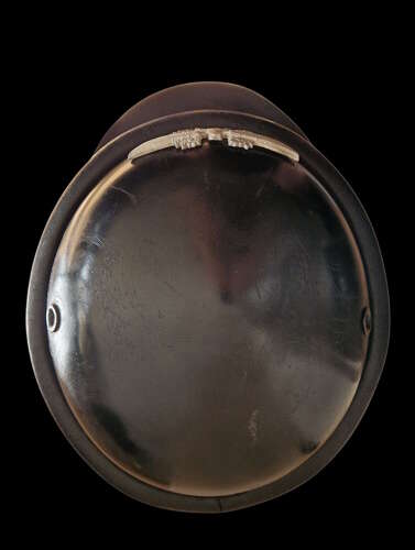 Early III Reich Metropolitan issue Polizei Motorcyclist Crash Helmet by ErEl.