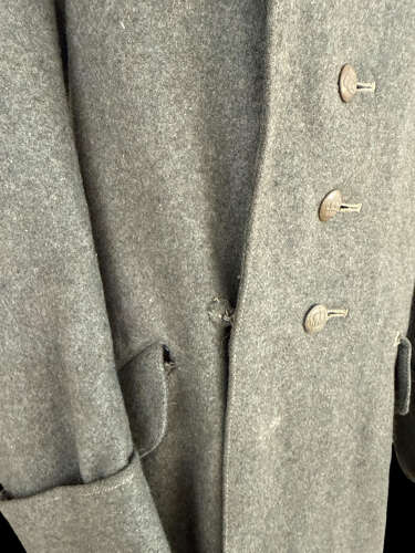 1915 Introduced German Army Greatcoat Dated 1918