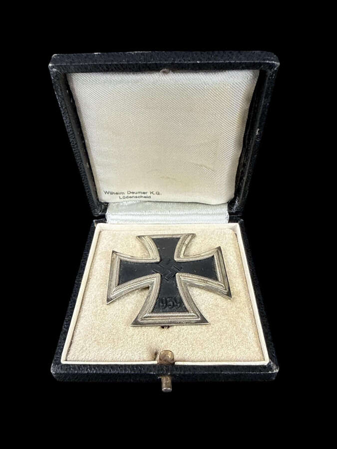Early Concave Deumer L11 Iron Cross First Class with Original Case