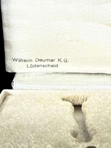 Early Concave Deumer L11 Iron Cross First Class with Original Case