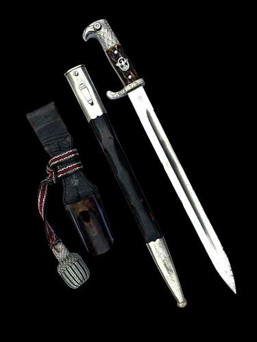 Weimar / Third Reich Period Police Bayonet by Weyersburg